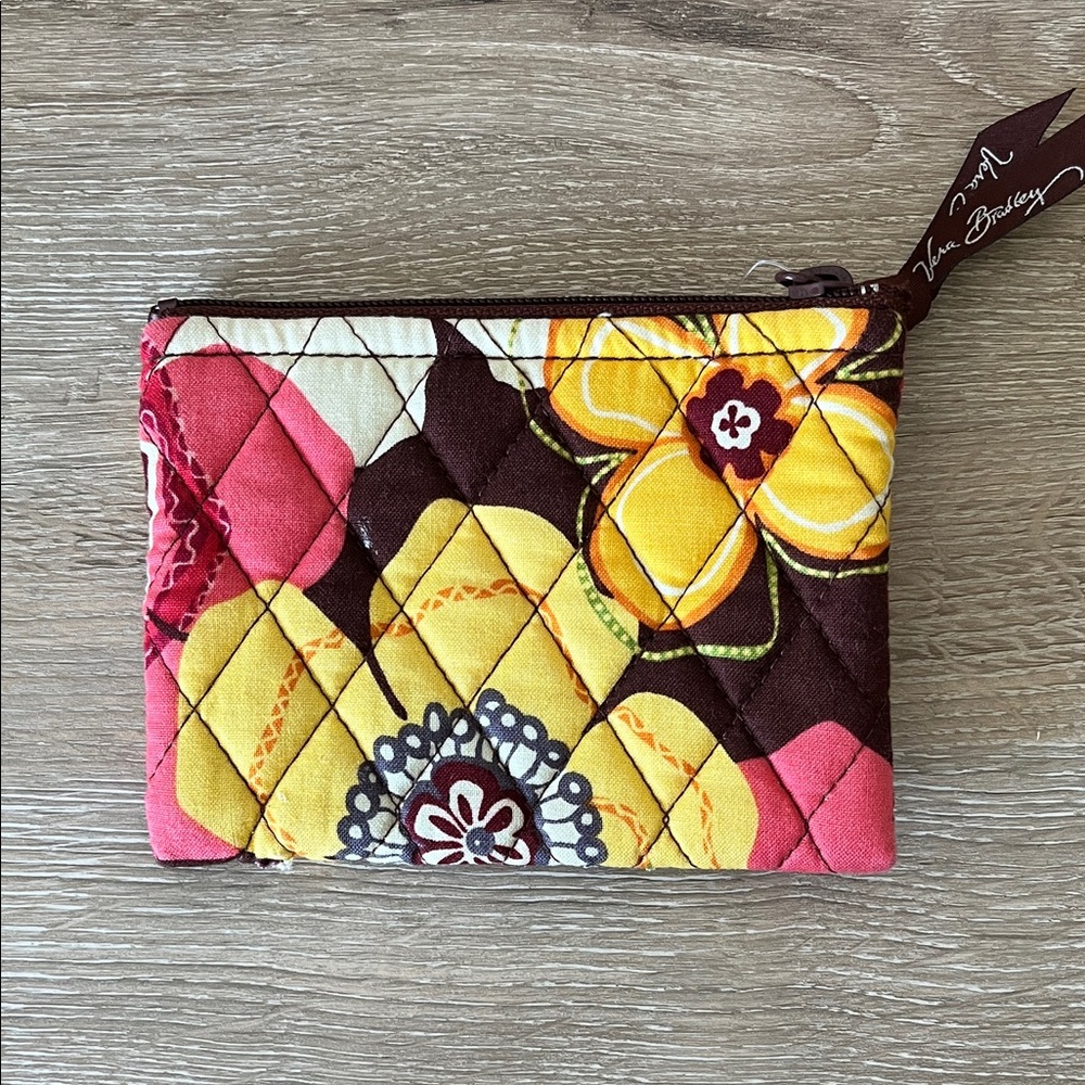 Vera Bradley Frannie Crossbody or Shoulder Bag and Zip Pouch in Buttercup - NWOT - Picture 10 of 11